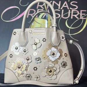 Michael Kors, Mercer floral embellished Satchel
